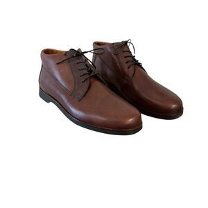Wolky NEW IN BOX 7 Medium Brown Leather Lace Up Oxford Comfort Shoes Mens